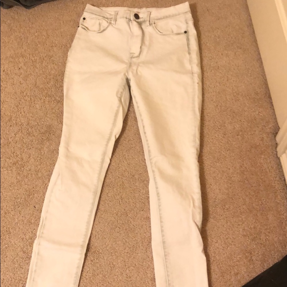 BDG High Rise Twig acid washed denim